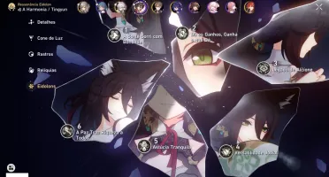 Jing Yuan, Seele, Himeko E1 e Welt - Honkai Star Rail