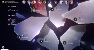 Jing Yuan, Seele, Himeko E1 e Welt - Honkai Star Rail