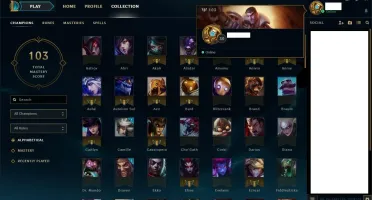 lol contas