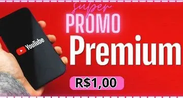 Promoção! Youtube Premium e Music (R$1,00) - 30 dias