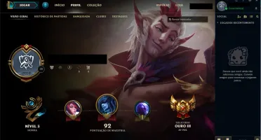 CONTA GOLD 3 LOL