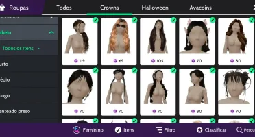 Conta de avakin life - feminina