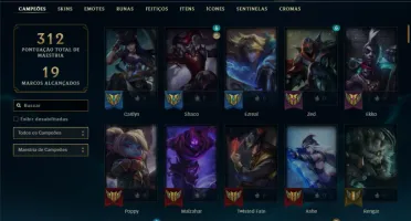 Esmeralda 3 com 125 Champs e 93 Skins
