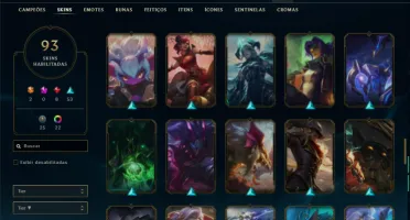 Esmeralda 3 com 125 Champs e 93 Skins