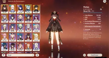 AR56 Com Hutao,Raiden,Zhongli,Kokomi Entre Outros