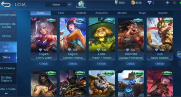 CONTA TOP MOBILE LEGENDS