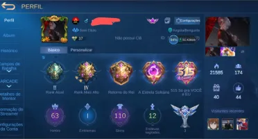 CONTA TOP MOBILE LEGENDS