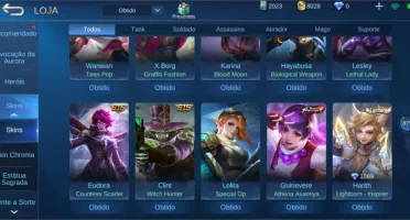 CONTA TOP MOBILE LEGENDS