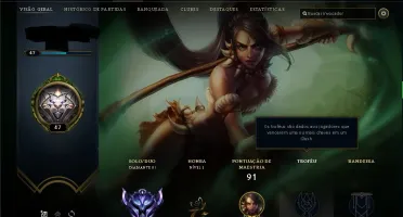 Conta lol diamante mmr alto