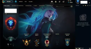 Conta League of Legends lvl 380