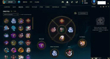 Conta League of Legends lvl 380