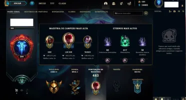 Conta League of Legends lvl 380