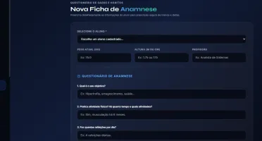 Sistema Completo Para Personal Trainer E Alunos