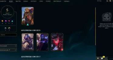 CONTA UNRANKED COM ORIANA VITORIOSA
