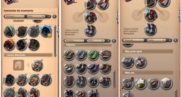Conta Albion (Spec Sets, Spec Coleta, Itens, Skins, Prata)
