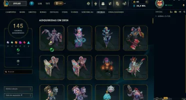 Conta Rara LOL 2011 - Skins Raras