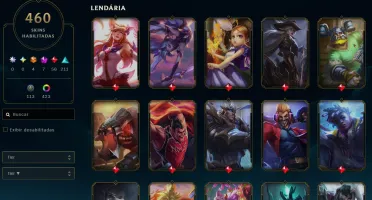 (ACEITO OFERTA) Conta LoL RARA | 460+ Skins | Todos Campeões