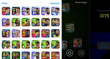 Conta Efootball! 3177 de Força Coletiva + Craques 105/104