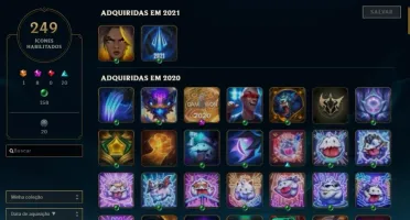 Conta Plat 4 274 Skins
