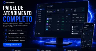 Site profissional para vendas digitais com painel ADM e supo