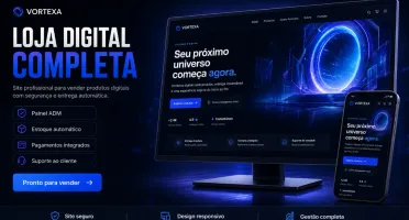 Site profissional para vendas digitais com painel ADM e supo
