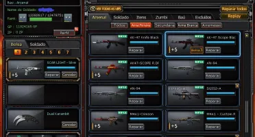 CONTA CROSSFIRE COM VÁRIAS ARMAS, PERSONAGENS E VIPS
