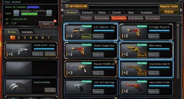 CONTA CROSSFIRE COM VÁRIAS ARMAS, PERSONAGENS E VIPS