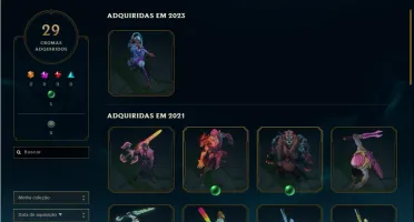 Conta de Valorant e League of Legends + 9000 gastos em skins
