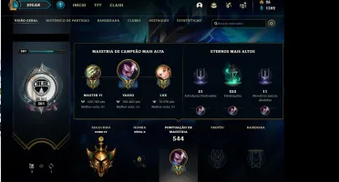 Conta Ouro IV, 91skin 139 campeões