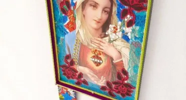Estandarte de Santo - Sagrado Coração de Maria