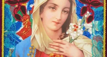 Estandarte de Santo - Sagrado Coração de Maria