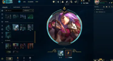 Conta LOL e Valorant - 240 Skins, Nivel 440, MMR Plat/Esm