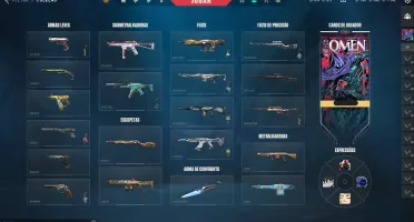 Conta LOL e Valorant - 240 Skins, Nivel 440, MMR Plat/Esm