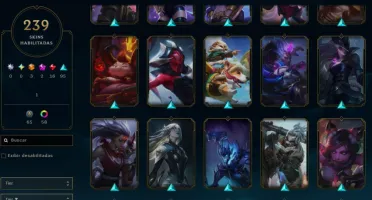 Conta Riot: Lol com 200+ skins e valorant com passe stars