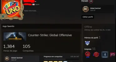 Conta Steam com CSGO tradeban