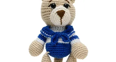 Urso Marinheiro Médio Amigurumi
