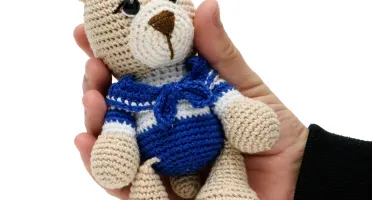 Urso Marinheiro Médio Amigurumi