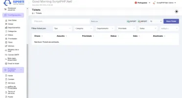 Script PHP HelpDesk, Suporte, Com Site e Chat Online
