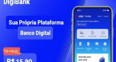 Digibank - Script Plataforma de Banco Digital Fintech (SaaS)