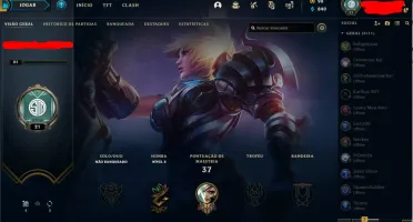 CONTA LEAGUE OF LEGENDS BARATA MAIN RIVEN