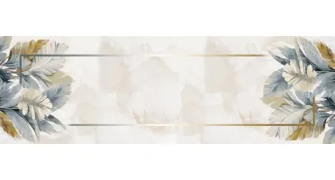 Caminho de Mesa 143x46cm - Florais e Folhagens
