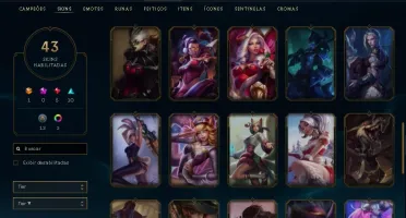 CONTA DE LOL GOLD 3, MAIN ADC, 1 ULTIMATE, 5 LENDARIAS.