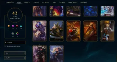 CONTA DE LOL GOLD 3, MAIN ADC, 1 ULTIMATE, 5 LENDARIAS.