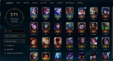 CONTA DE LOL GOLD 3, MAIN ADC, 1 ULTIMATE, 5 LENDARIAS.