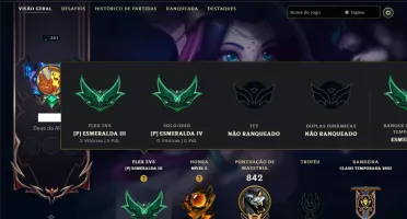 Esmeralda 4 com TODOS os Champs e 407 Skins +2 Raras