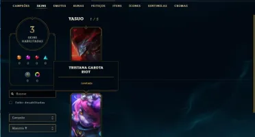 CONTA LVL 30, UNRANKED, 16 CHAMP, 3 SKINS