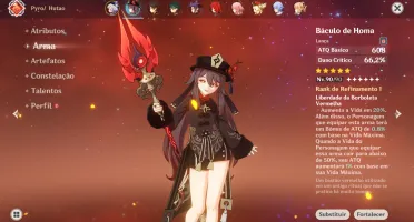 [AR 56] Ayaka, Hutao, Zhongli, Nahida e mais!!