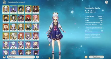 [AR 56] Ayaka, Hutao, Zhongli, Nahida e mais!!