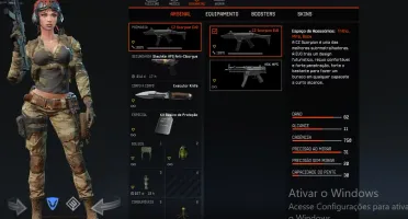 Vendo conta Warface com CZ Scorpion EVO 3 A1 e AX308