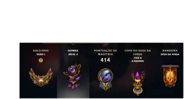 Conta LoL - Ouro 1 - Todos os Campeões do Jogo - 154 skins